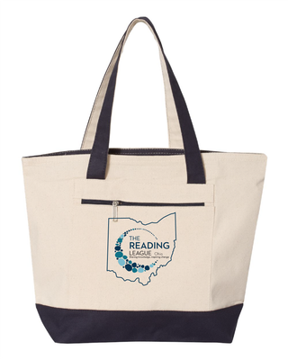 The Reading League OHIO  Heavy, Spacious, Canvas Tote