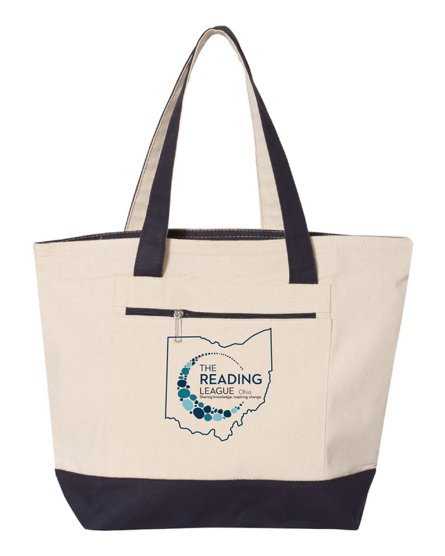 The Reading League OHIO Heavy, Spacious, Canvas Tote The Reading League OHIO Heavy, Spacious, Canvas Tote