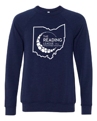 The Reading League OHIO  Sponge Raglin Crew Neck Sweatshirt