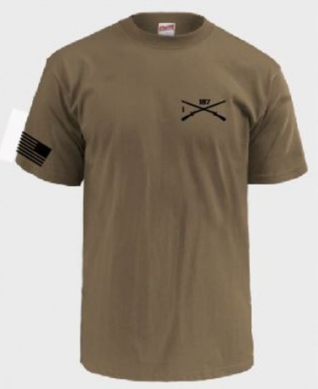 1-187 Leader  PT Tan Short Sleeve Shirt