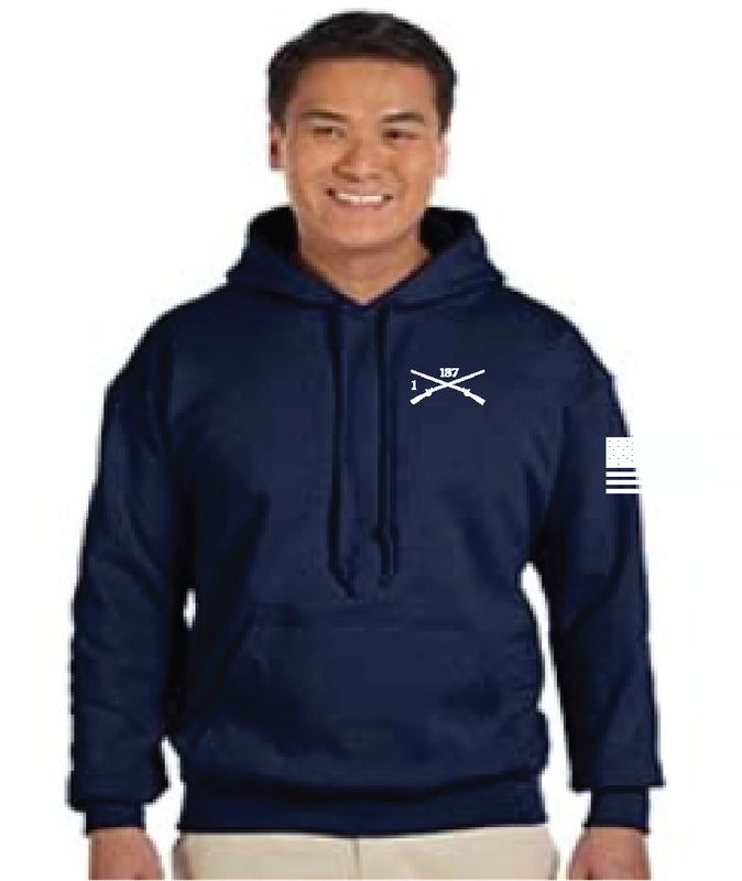 1-187 Workhorse Hooded Sweatshirt - Navy