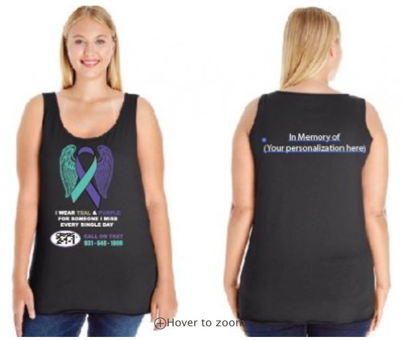 Crisis 211 Fundraising Curvy Tank Crisis 211 Fundraising Curvy Tank