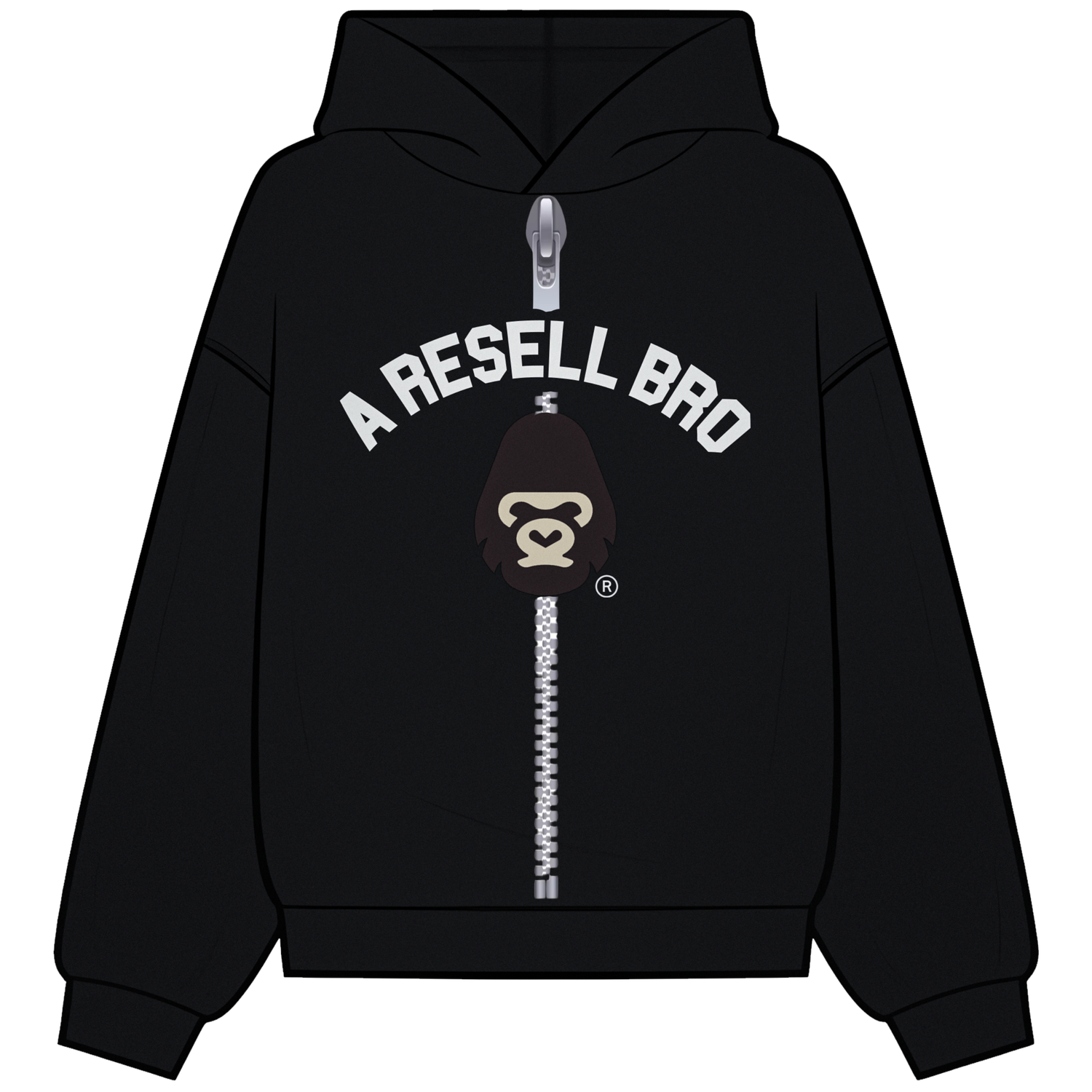 Baype Zip Up Hoodie