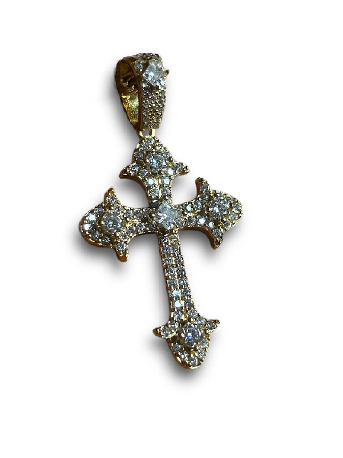 Moissanite Cross Pendant