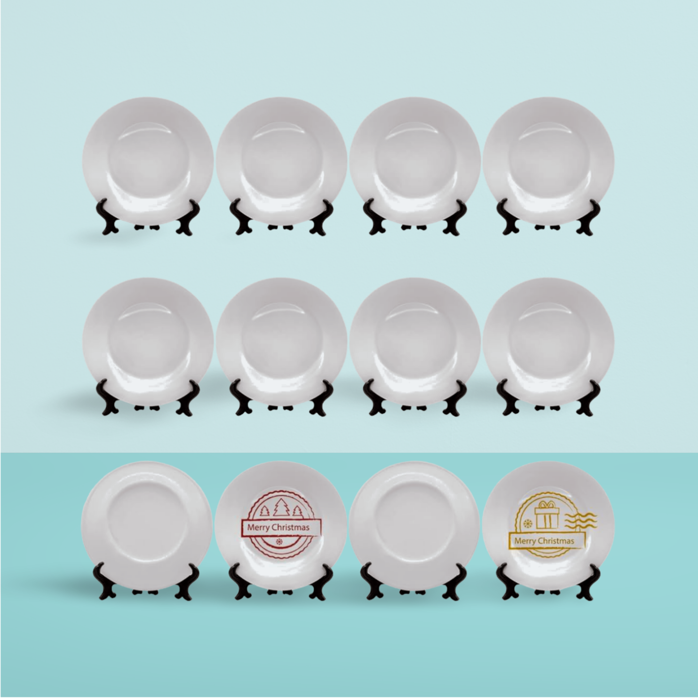 Ceramic Plate with Stand