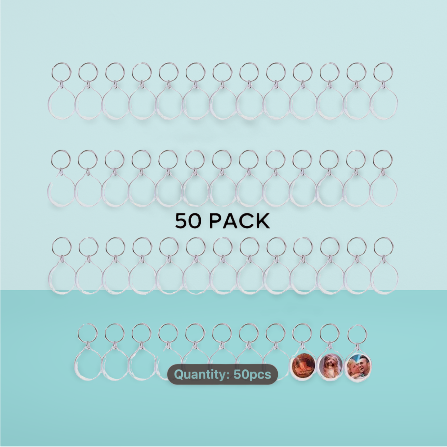 Keychain - Acrylic Round - QR Code