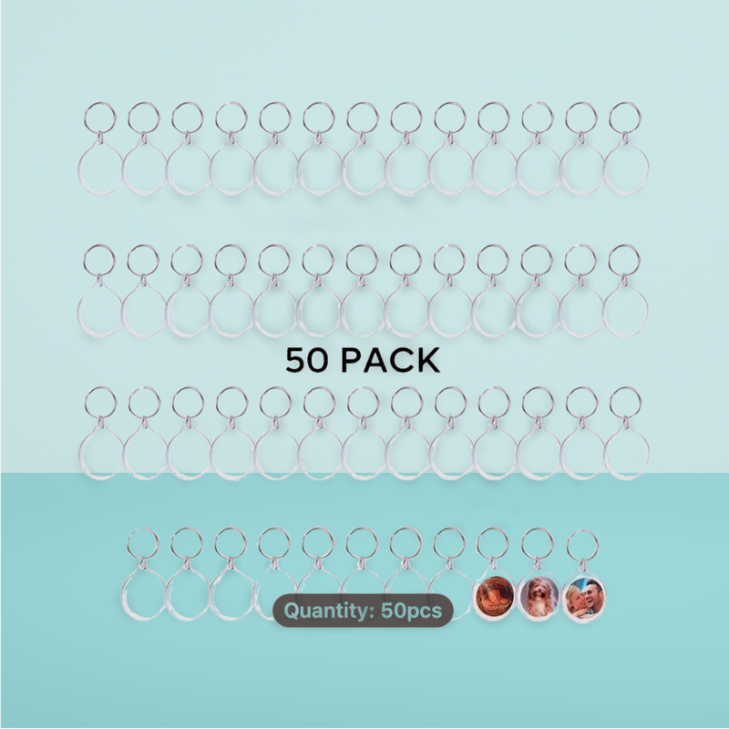 Keychain - Acrylic Round - QR Code