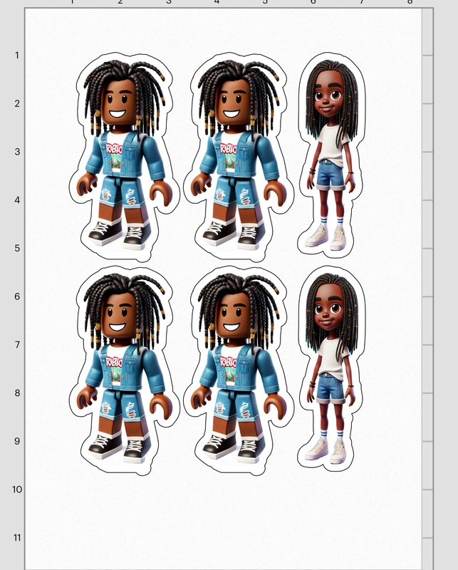 Stickers Sublimation - Matte White (4 sheets a set)