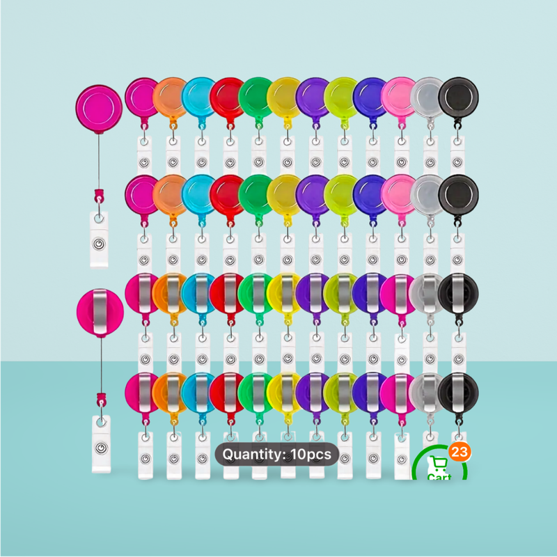 Badge Leash - Key Leash - White