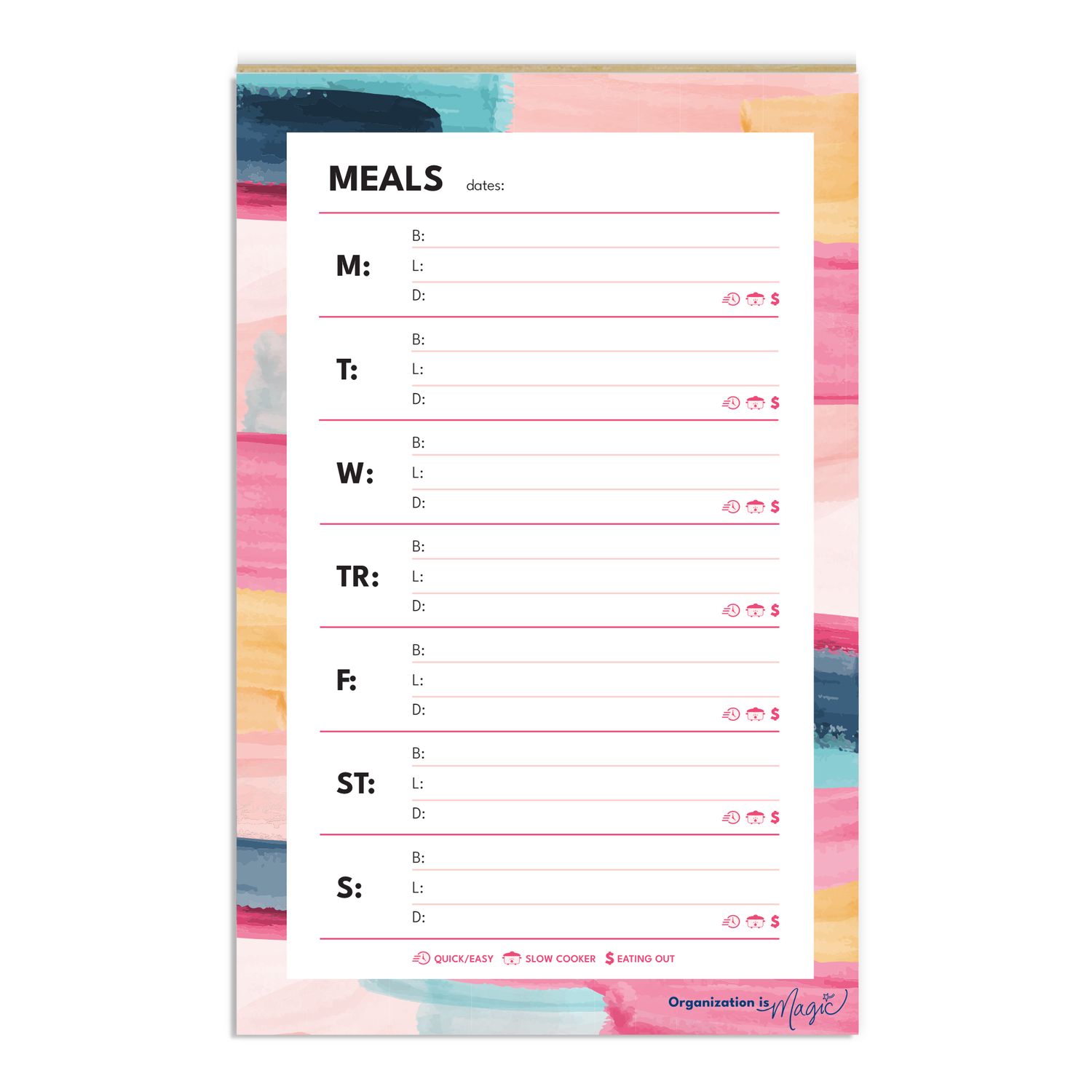 Weekly Menu - Detailed