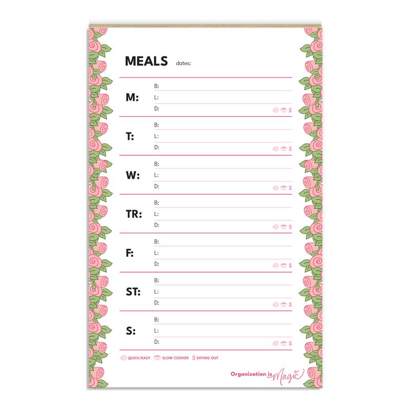 Weekly Menu - Detailed