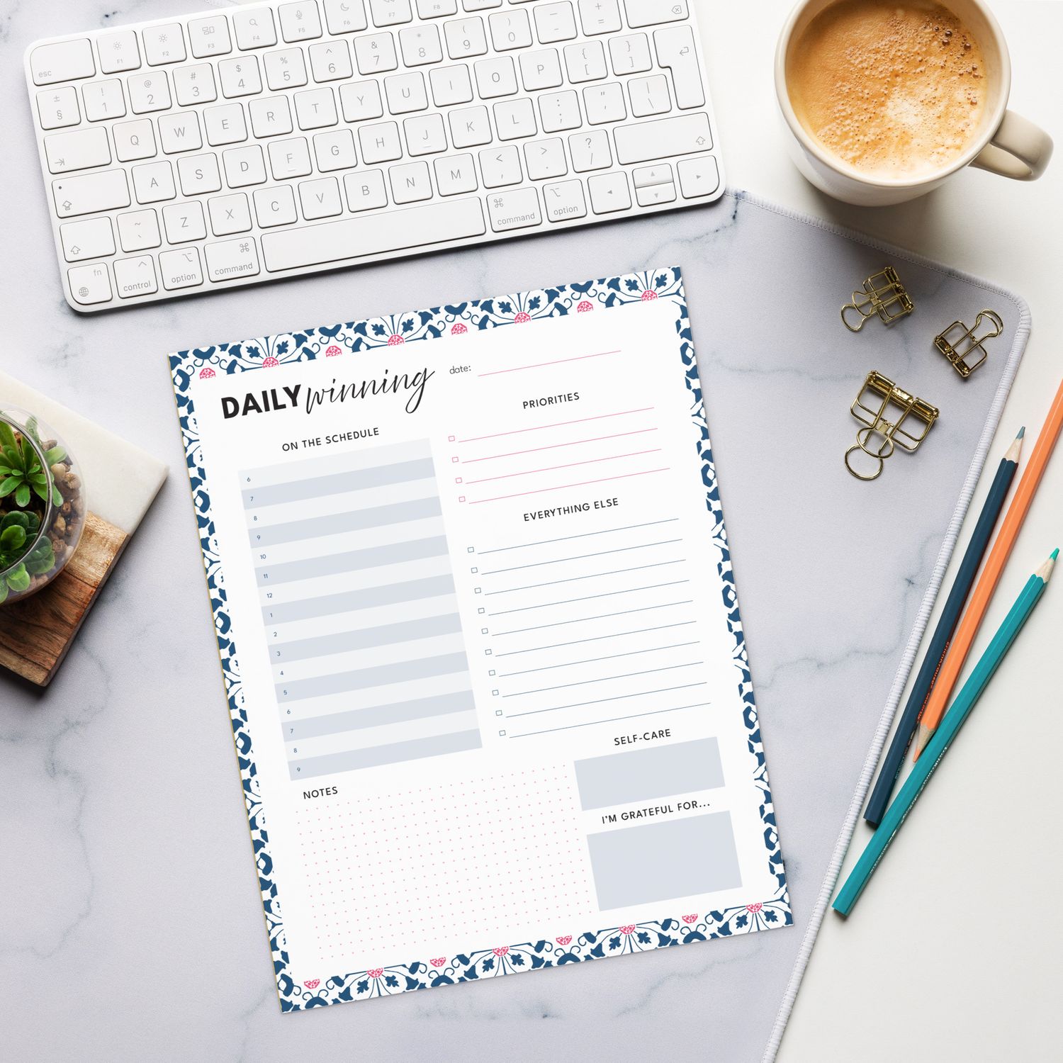 Daily Planner Notepad