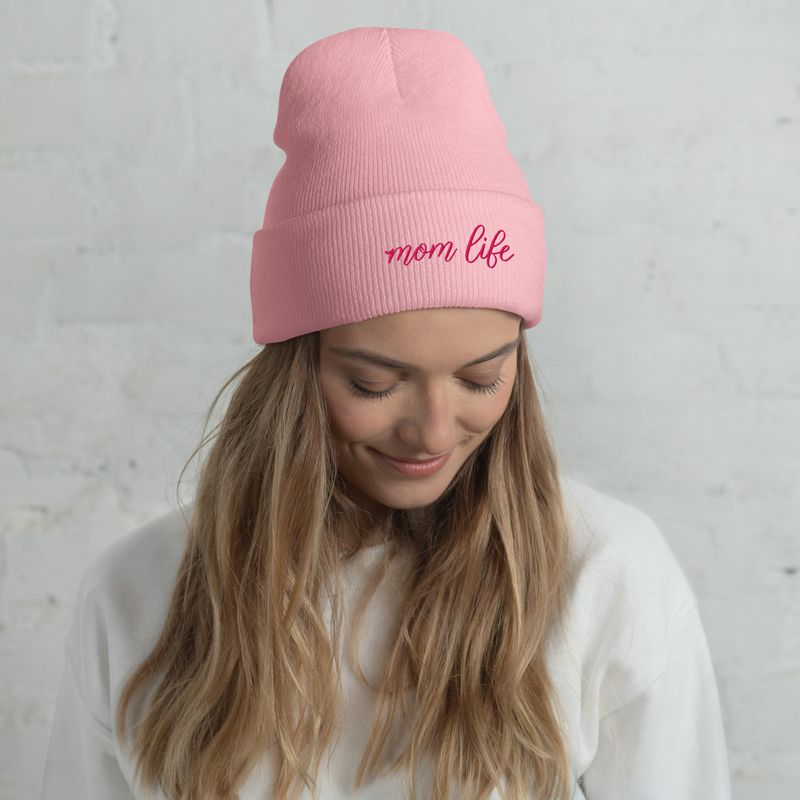 Knit Beanie - mom life