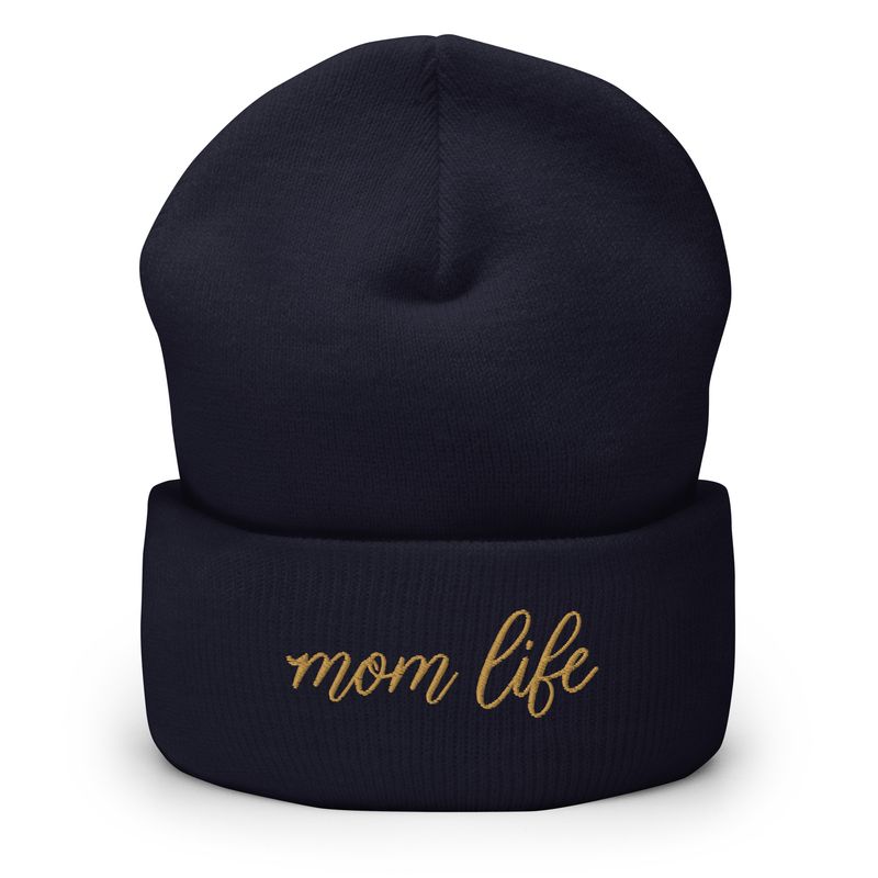 Knit Beanie - mom life