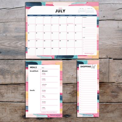 Everyday Organizer Bundle (calendar + meal planner + shopping list)