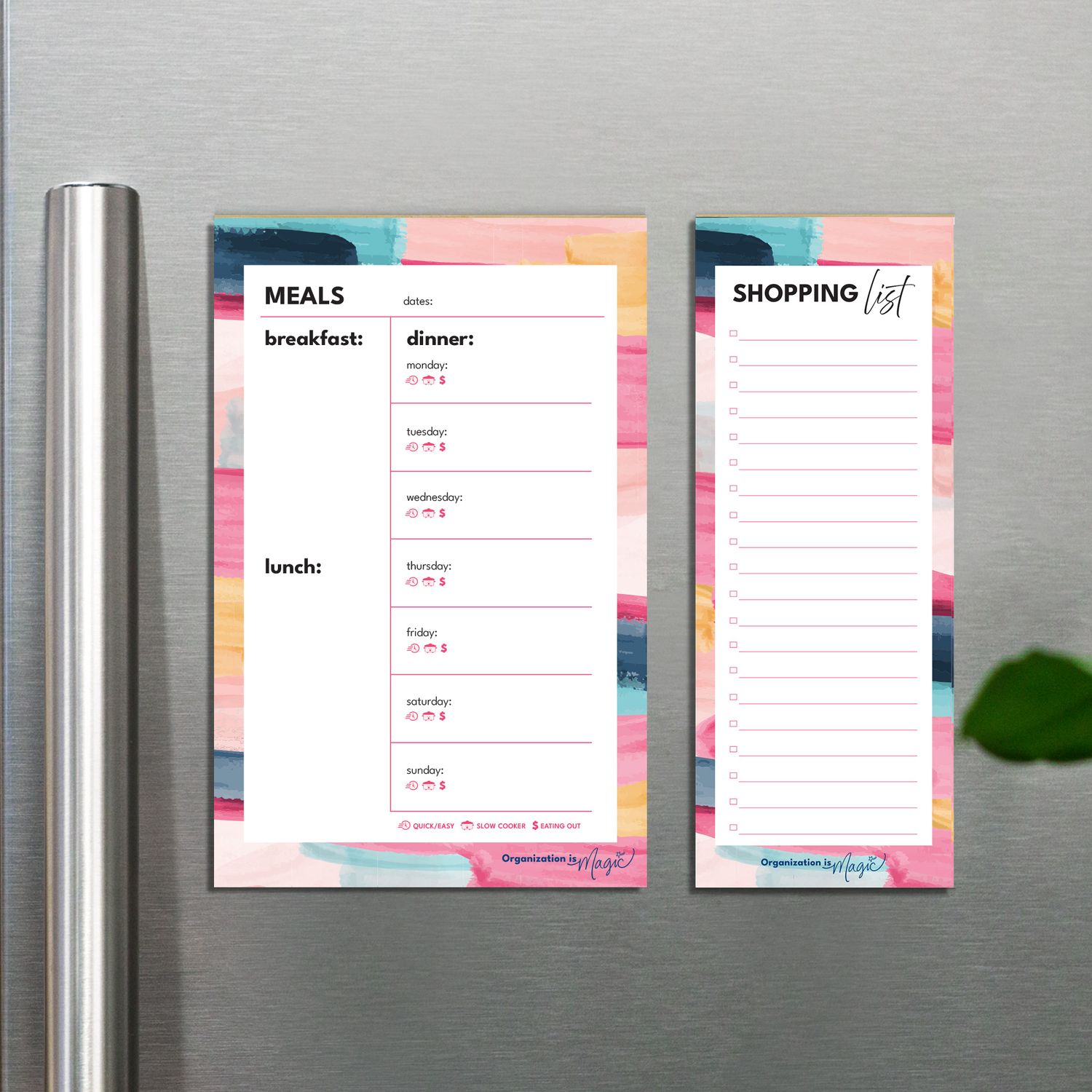 Meal Planning System (meal planner + shopping list)