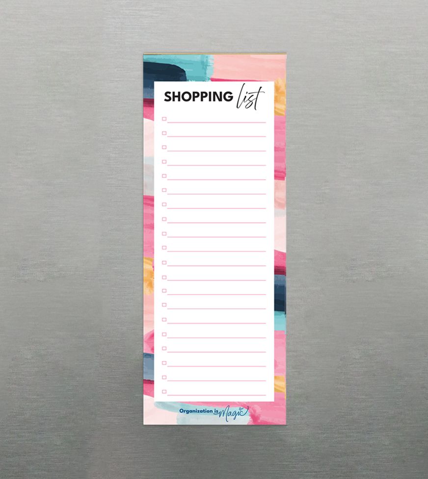Shopping / Grocery List Magnetic Notepad