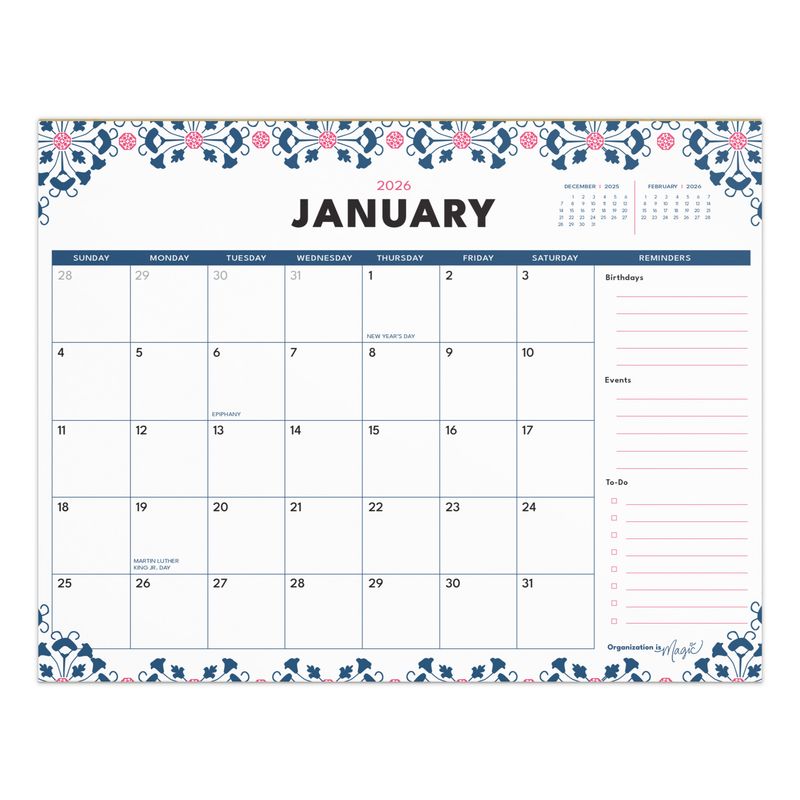 2026 Calendar - Easy-Tear Magnetic Notepad