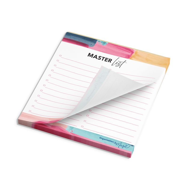 Master To-Do List Notepad
