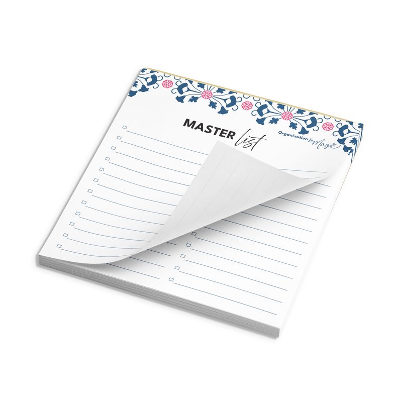 Master To-Do List Notepad