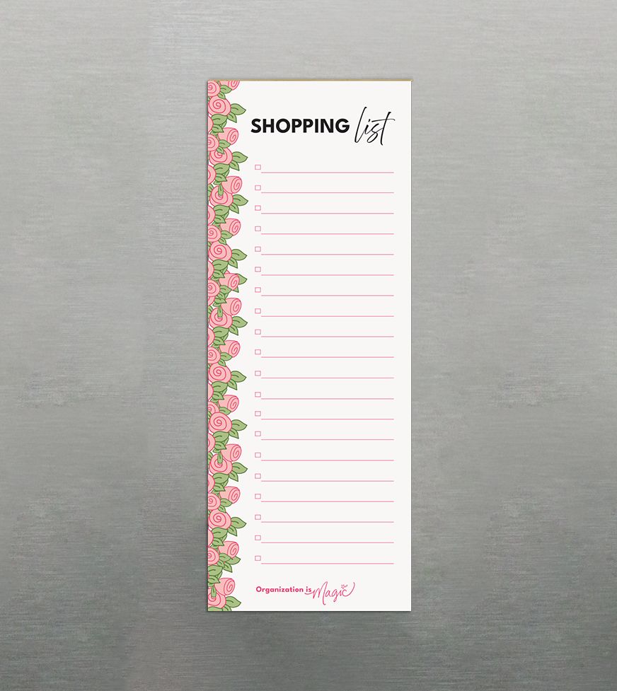 Shopping / Grocery List Magnetic Notepad