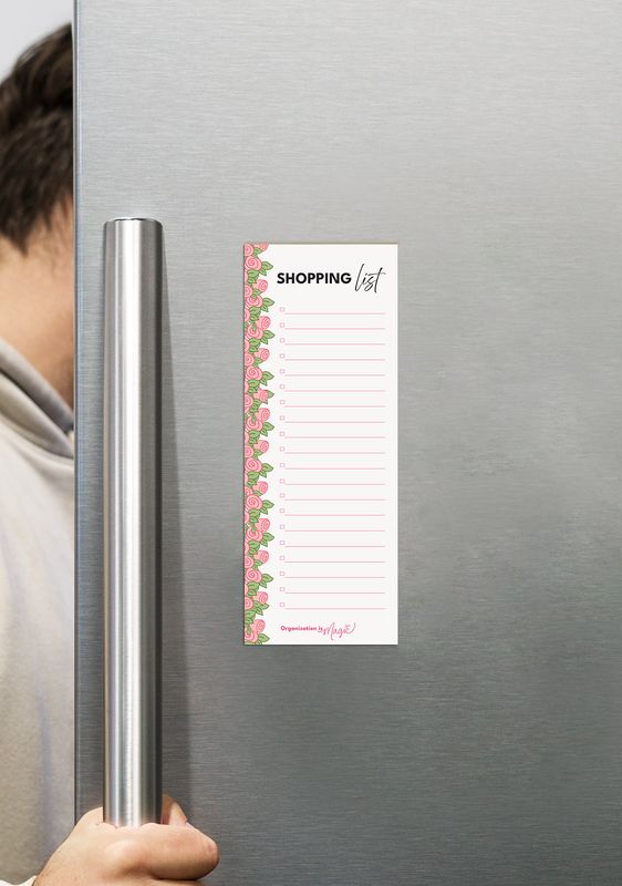 Shopping / Grocery List Magnetic Notepad