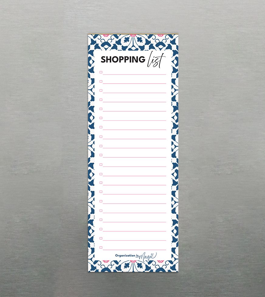 Shopping / Grocery List Magnetic Notepad