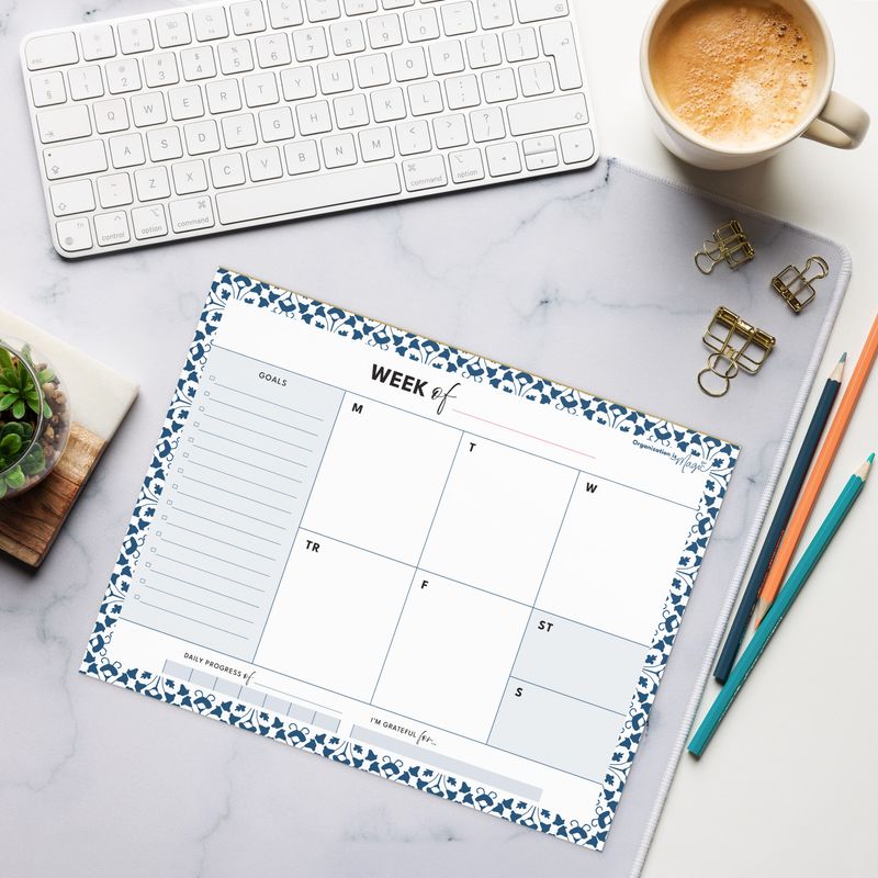 Weekly Planner Notepad (40 wks)