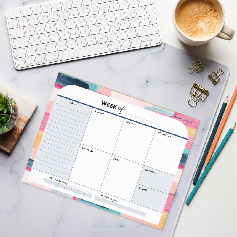 Weekly Planner Notepad (40 wks)