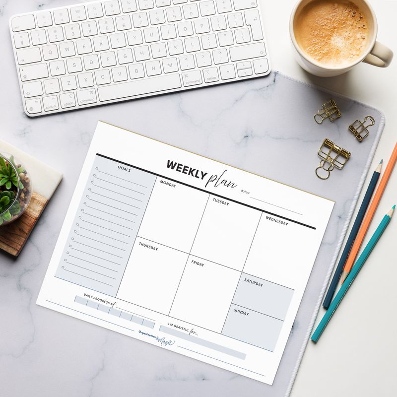 Weekly Planner Notepad (40 wks)