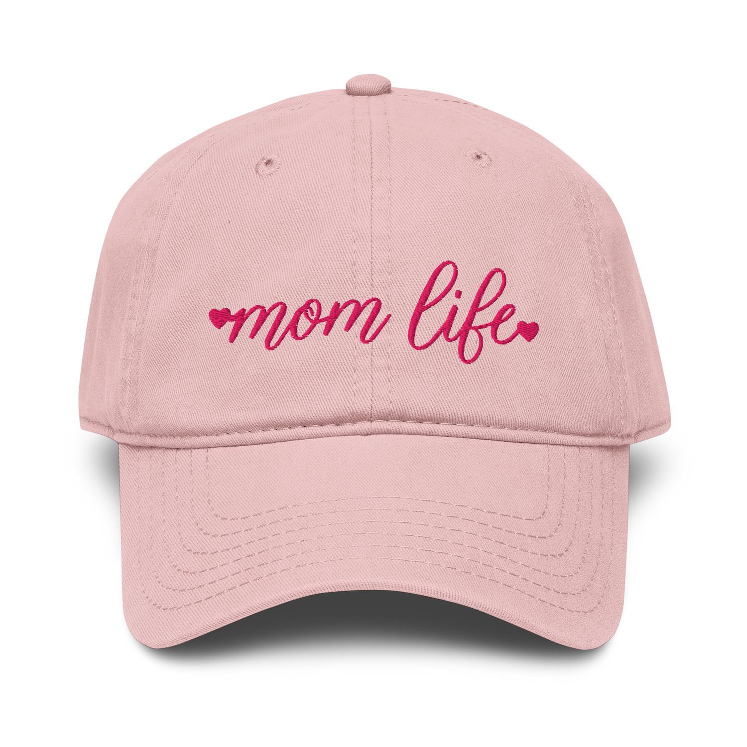 Garment-Washed Baseball Cap - Mom life