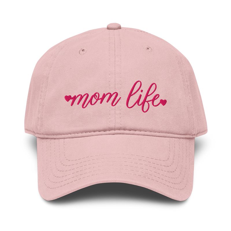 Garment-Washed Baseball Cap - Mom life