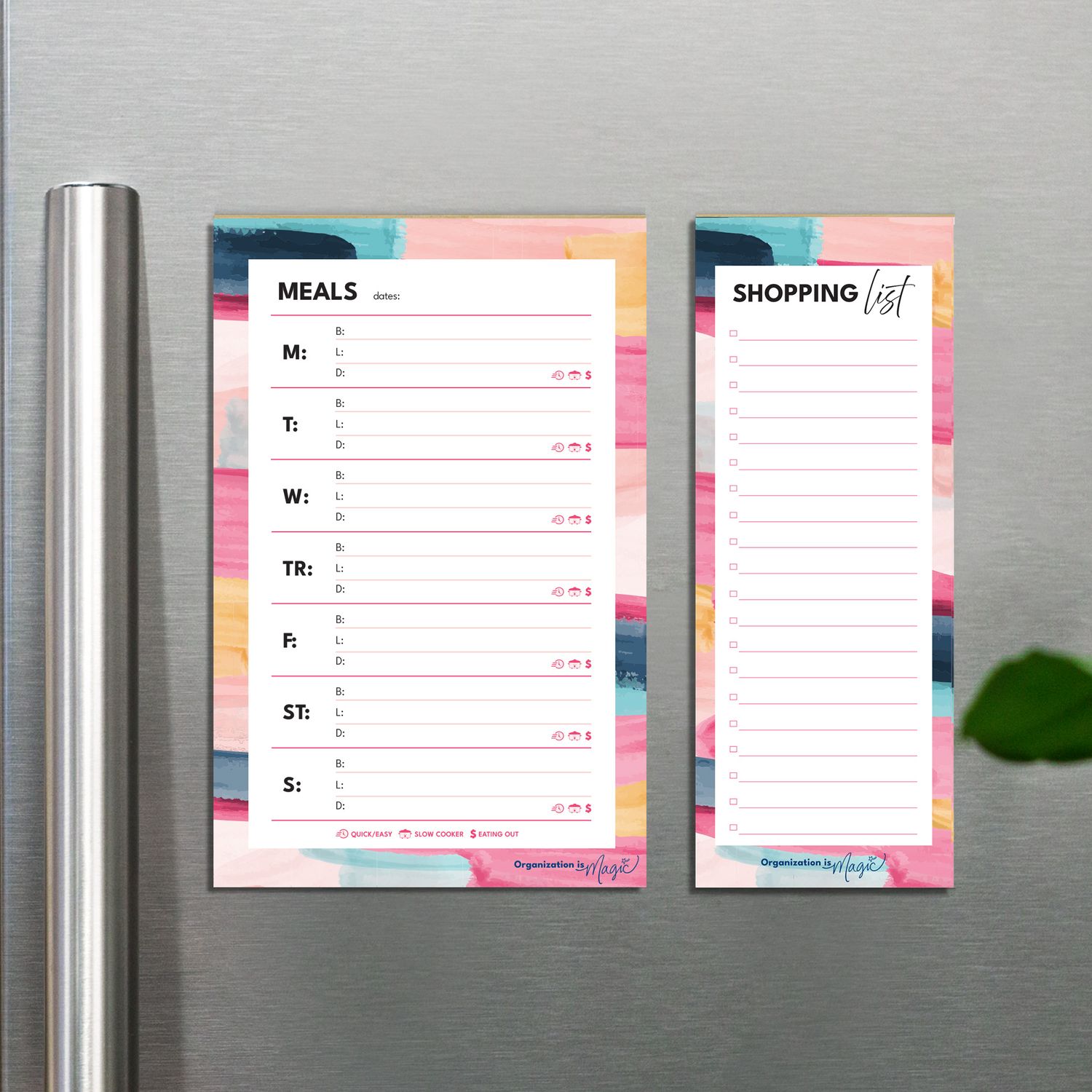 Meal Planning System - Detailed (meal planner + shopping list)
