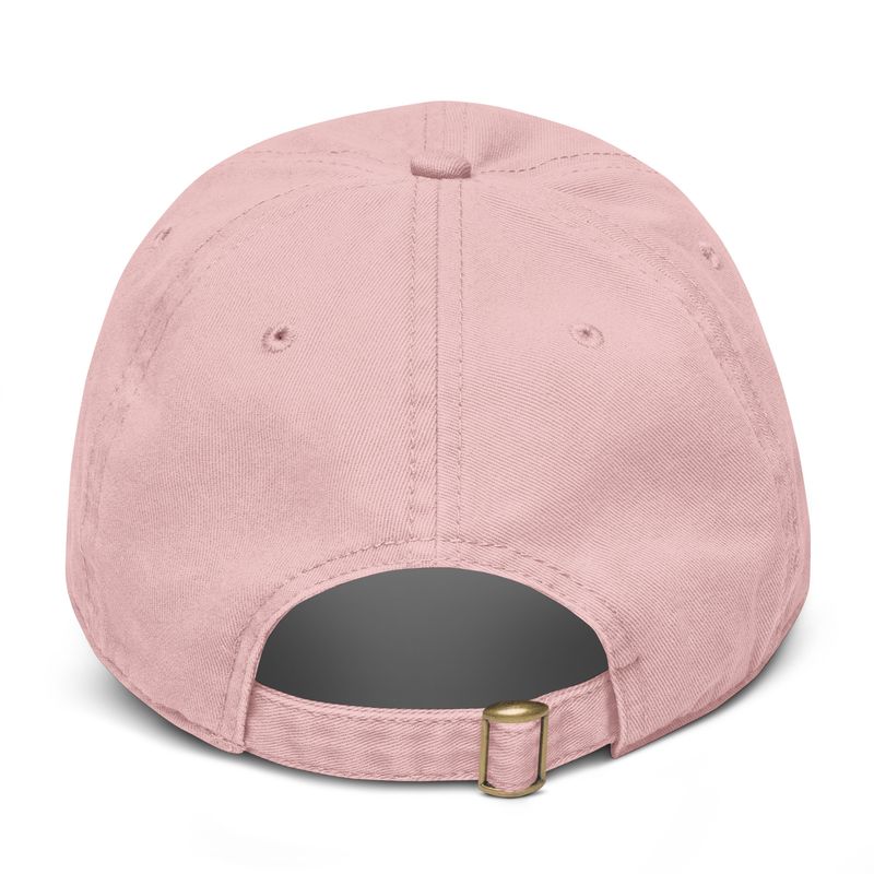 Garment-Washed Baseball Cap - Coffee + Chaos (all pink)