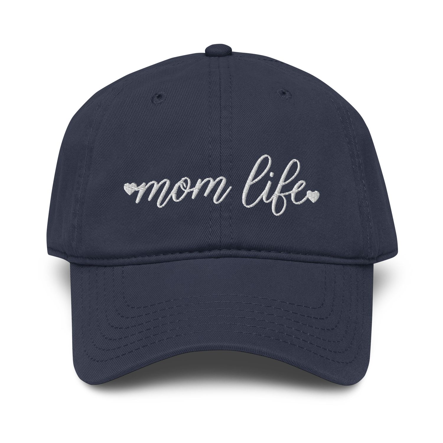 Garment-Washed Baseball Cap - Mom life