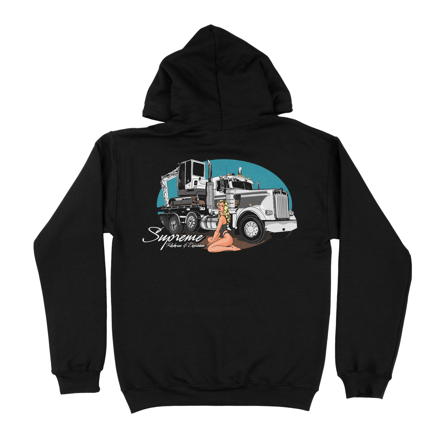 FlatBed PinUp Hoodie