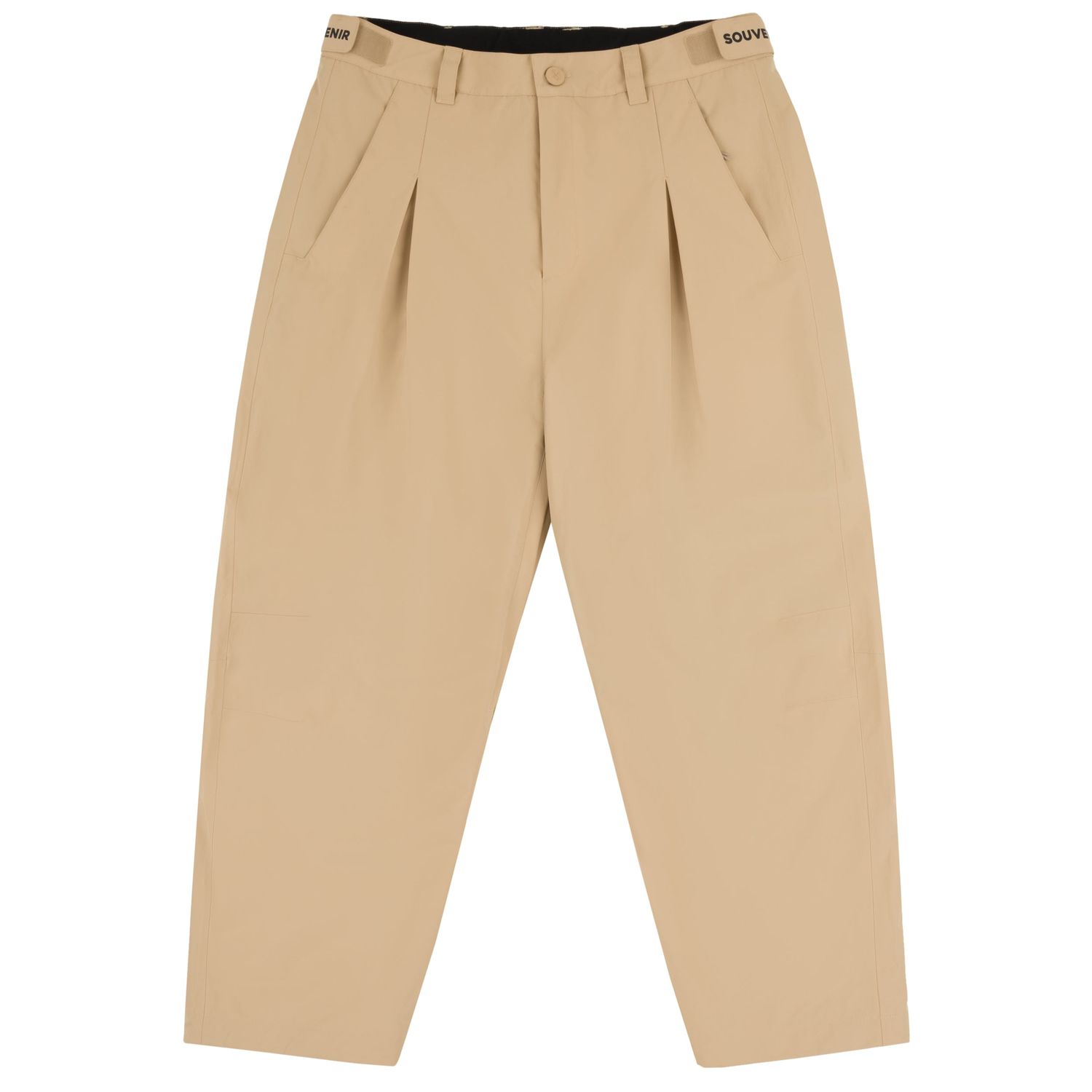 SOUVENIR PLEATED CHINO PANT KHAKI
