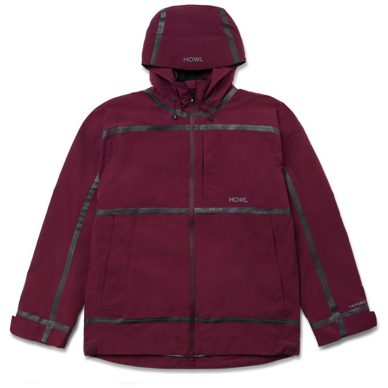 26 HOWL TAPED JACKET BURGANDY