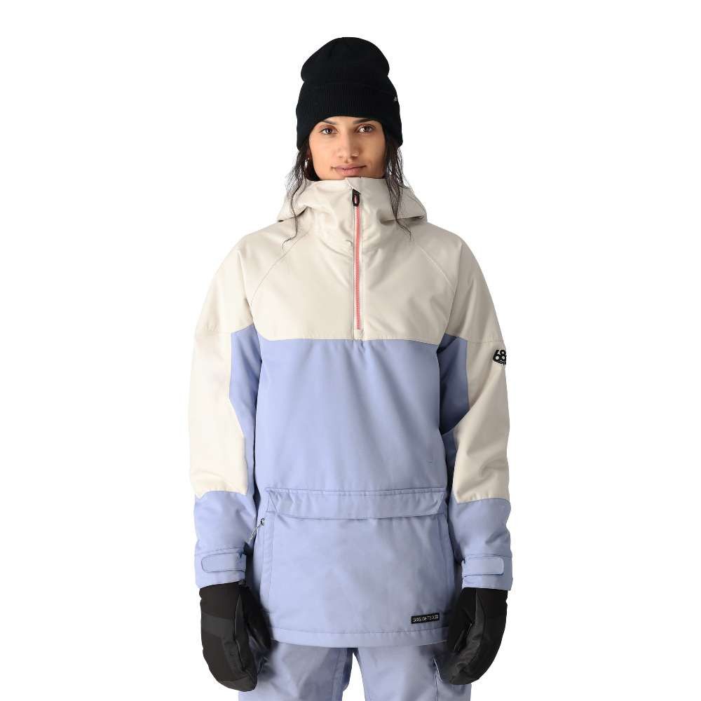 25 686 W UPTON INS ANORAK JACKET LIMESTONE COLORBLOCK