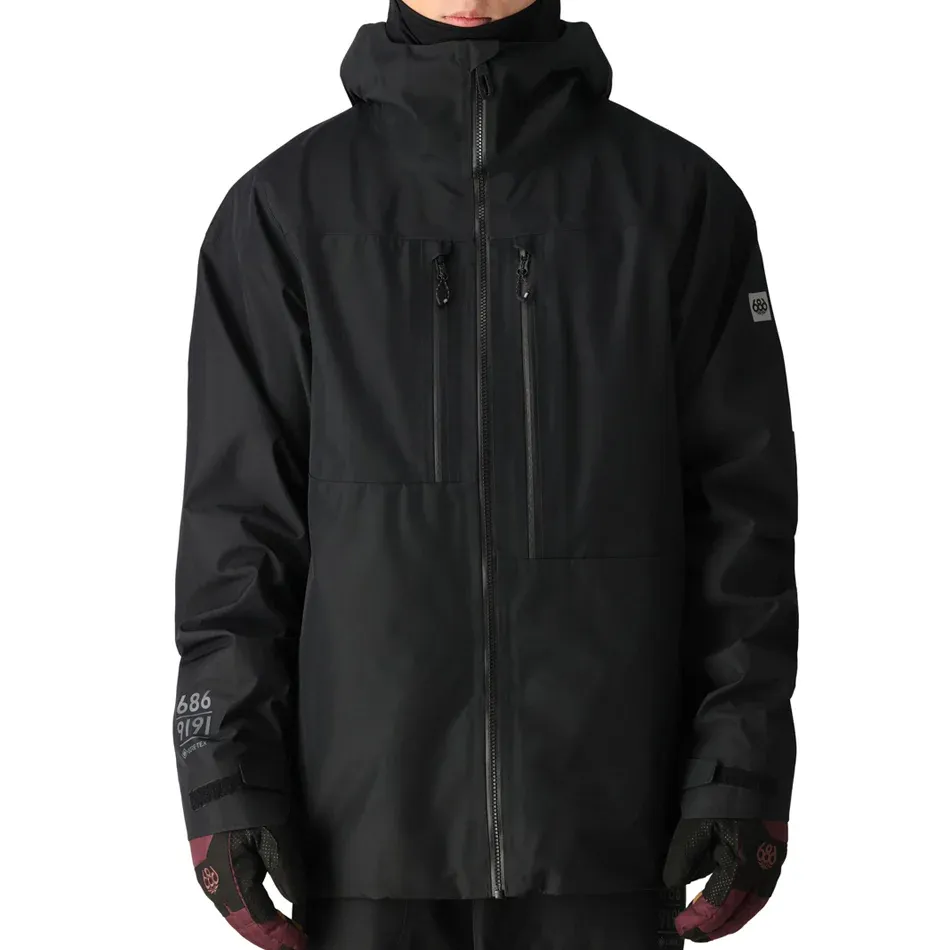 25 686 M GORE TEX  3L ATV JKT BLACK