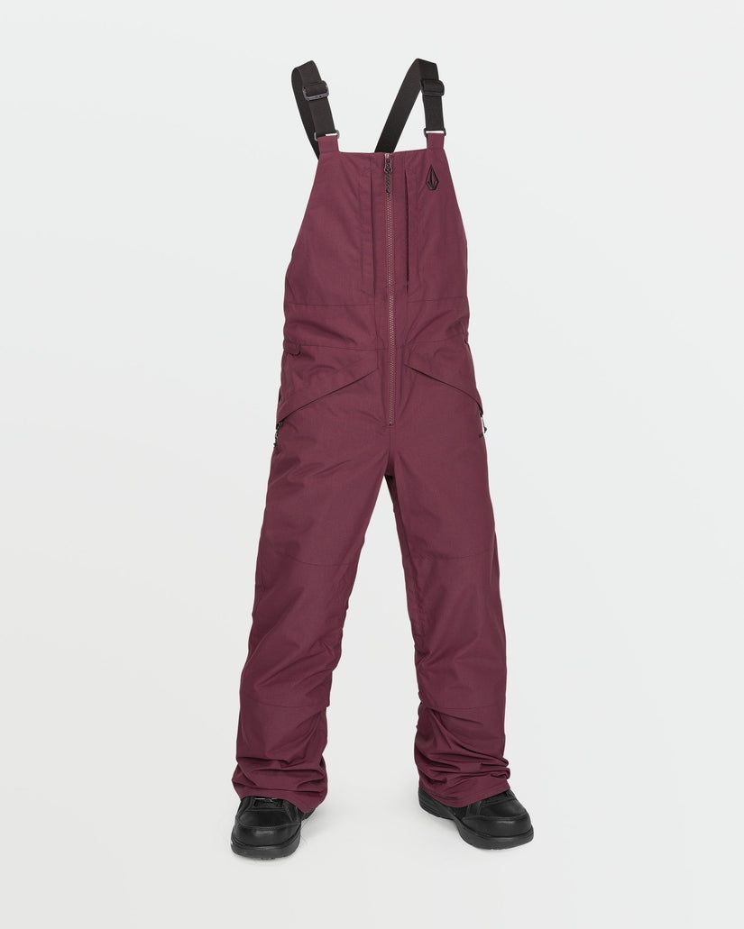 25 VOLCOM BARKLEY BIB BURGUNDY