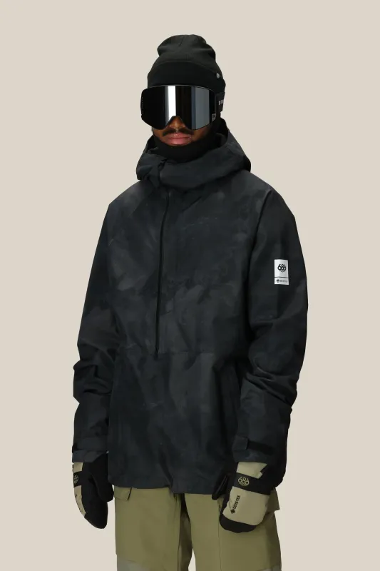 26 M 686 FRAGMENT SHELL ANORAK BLACK HEMISPHERE