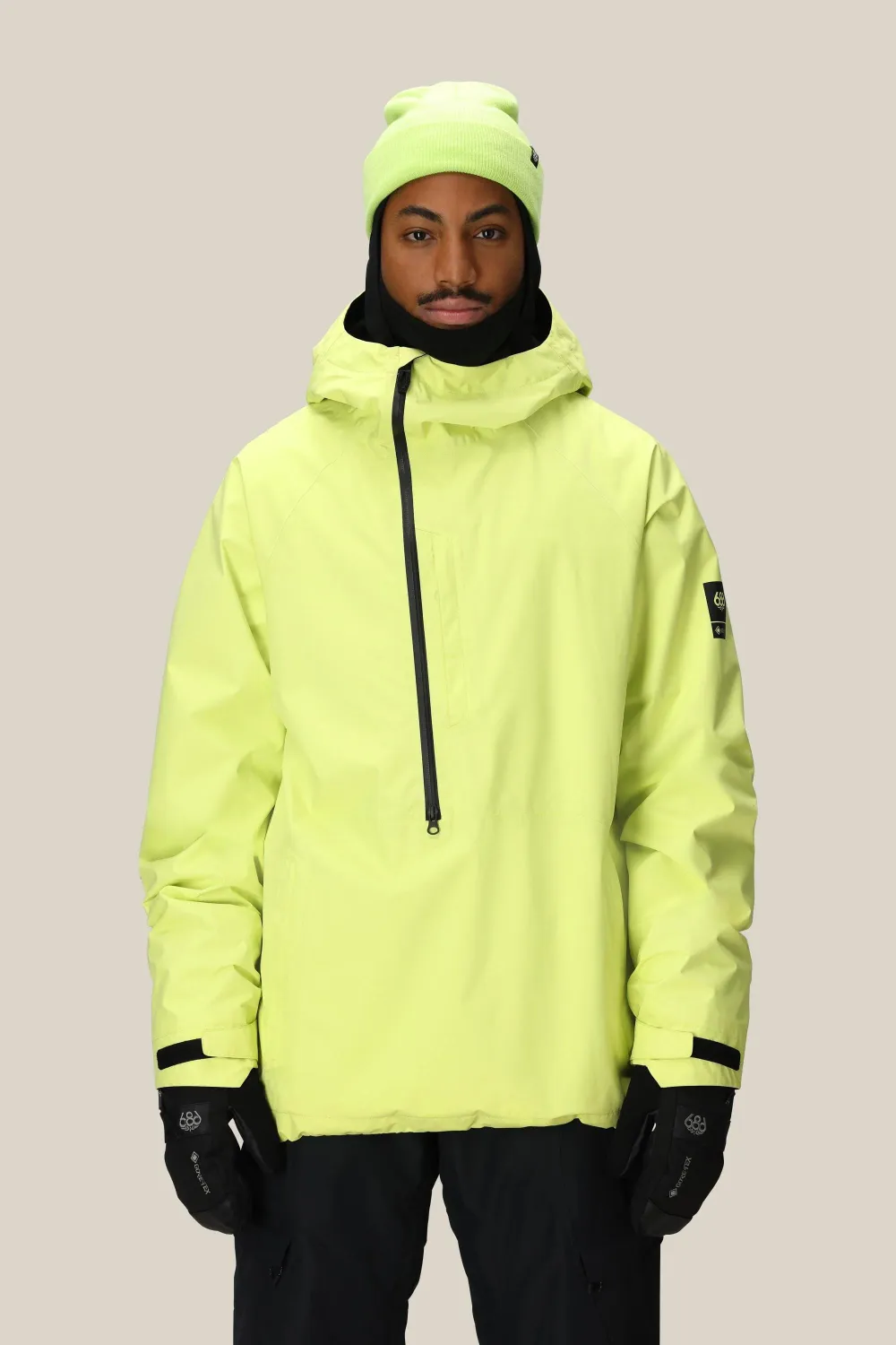 26 M 686 FRAGMENT SHELL ANORAK DUSTY LIME M