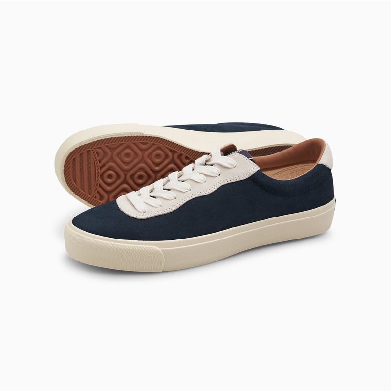 VM001 LO SUEDE STEEL BLUE/OFFWHT