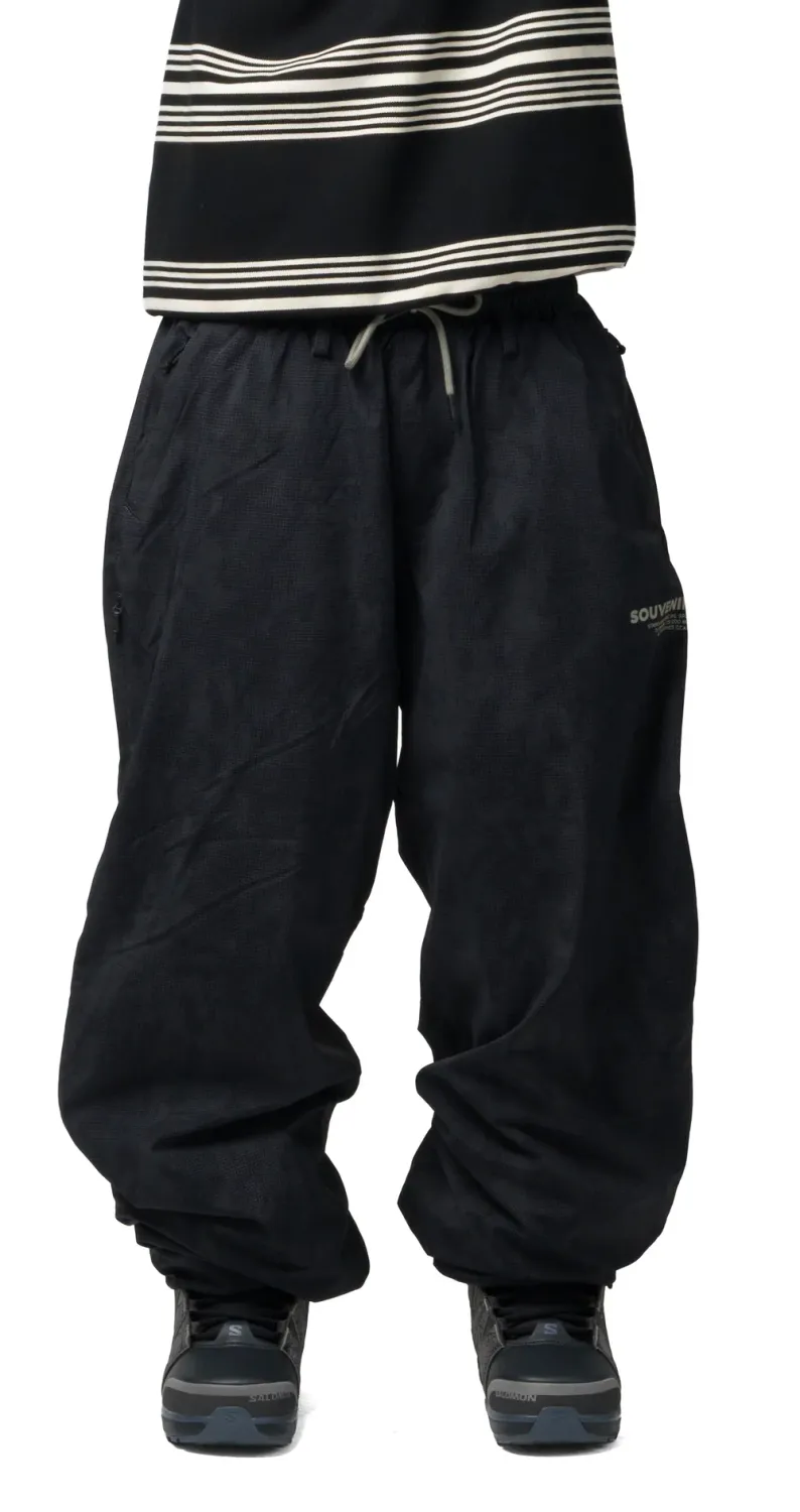 27 SOUVENIR PARACHUTE PANT BLACK BLOTCH