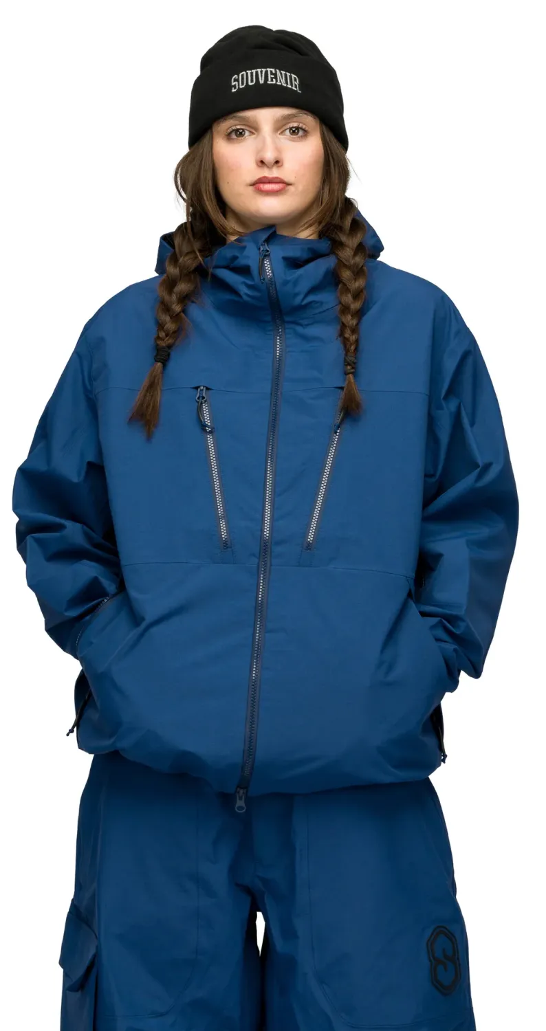 27 SOUVENIR 3 PLY RIPSTOP JACKET PETROL BLUE