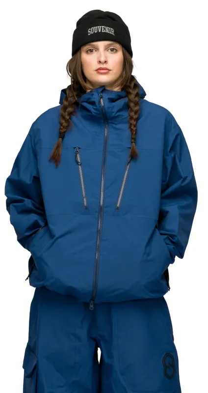 27 SOUVENIR 3 PLY RIPSTOP JACKET PETROL BLUE