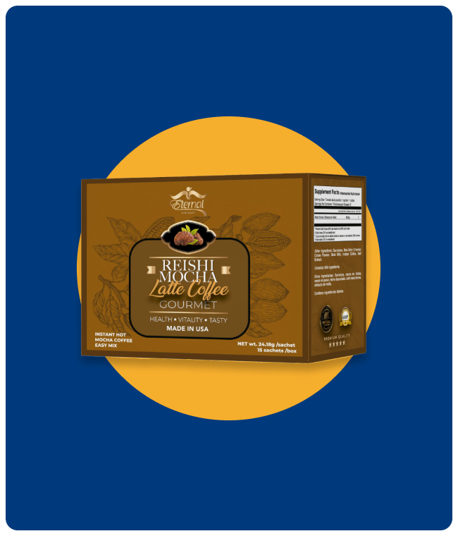 Latte Coffee Reishi Mocha