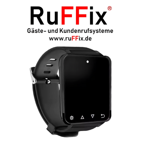 RuFFix ® Funkempfänger - Pager Uhr V1
