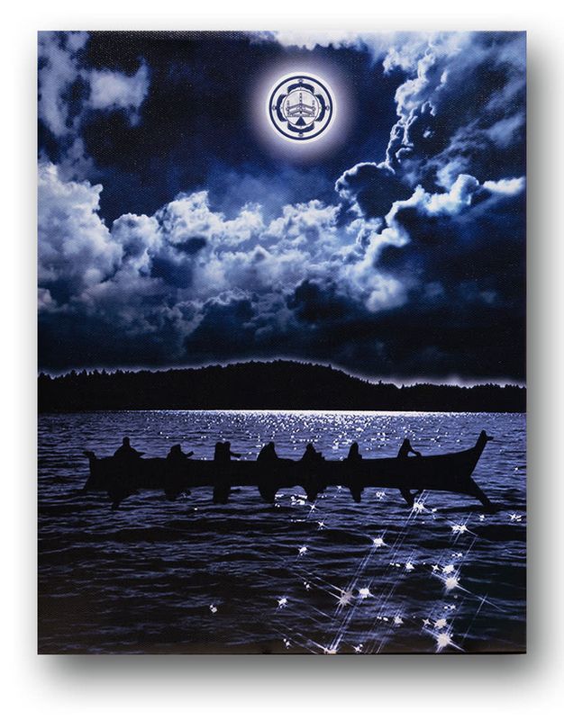 Kwa Kwem Tn by Moonlight Canvas 11x14